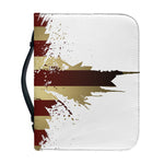 Patriotic American Eagle Print Leather Bible Cover