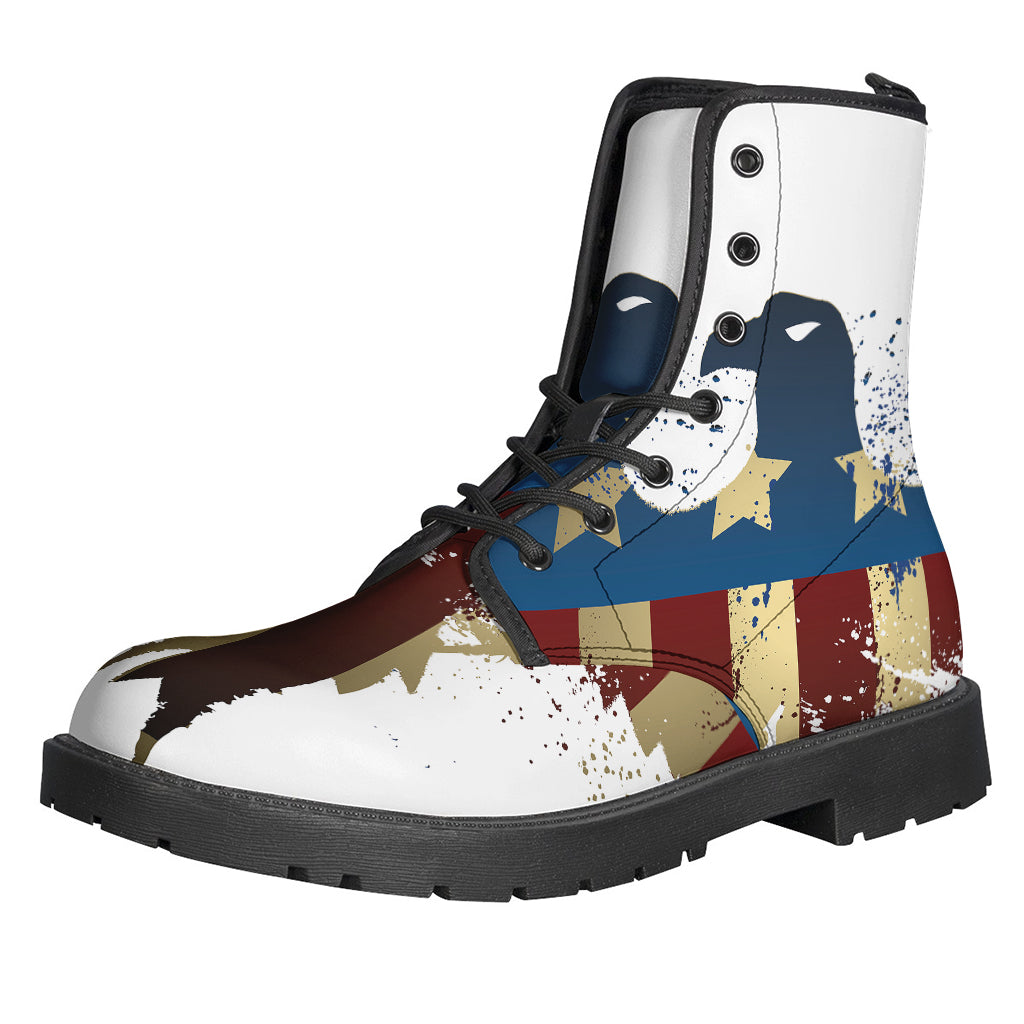 Patriotic American Eagle Print Backpack
