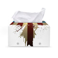 Patriotic American Eagle Print Leather Tissue Box Cover