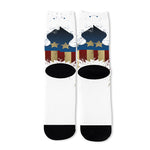 Patriotic American Eagle Print Long Socks