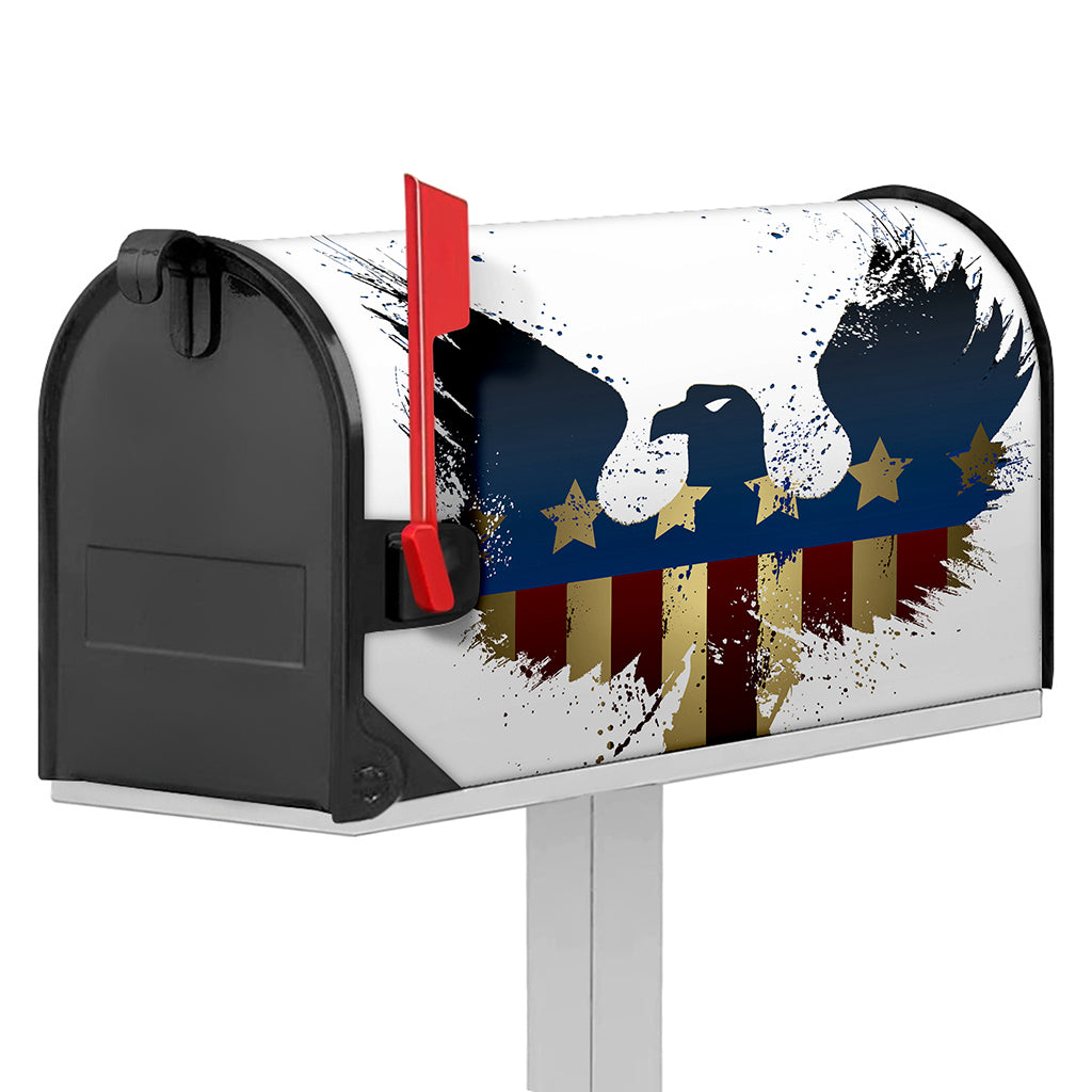 Patriotic American Eagle Print Mailbox Cover