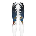 Patriotic American Eagle Print Men's leggings