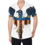 Patriotic American Eagle Print Men's Shirt