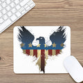 Patriotic American Eagle Print Mouse Pad