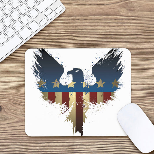 Patriotic American Eagle Print Mouse Pad
