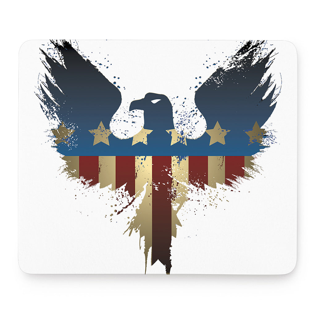 Patriotic American Eagle Print Mouse Pad