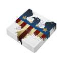 Patriotic American Eagle Print Outdoor Seat Cushion Cover
