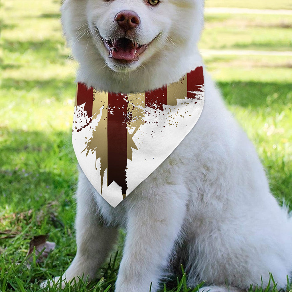 Patriotic American Eagle Print Over The Collar Dog Bandana