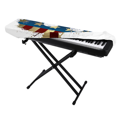 Patriotic American Eagle Print Piano Keyboard Cover