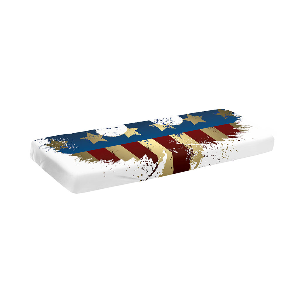 Patriotic American Eagle Print Piano Keyboard Cover