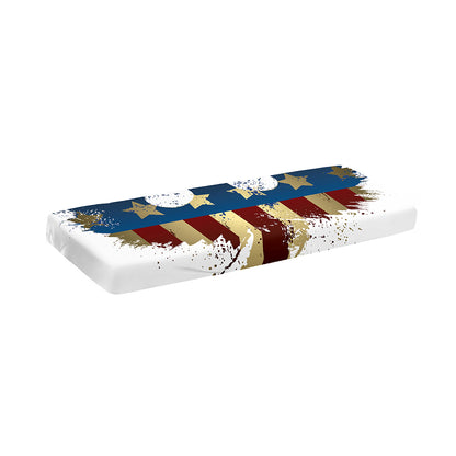Patriotic American Eagle Print Piano Keyboard Cover