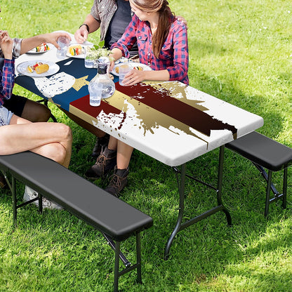Patriotic American Eagle Print Picnic Table Cover