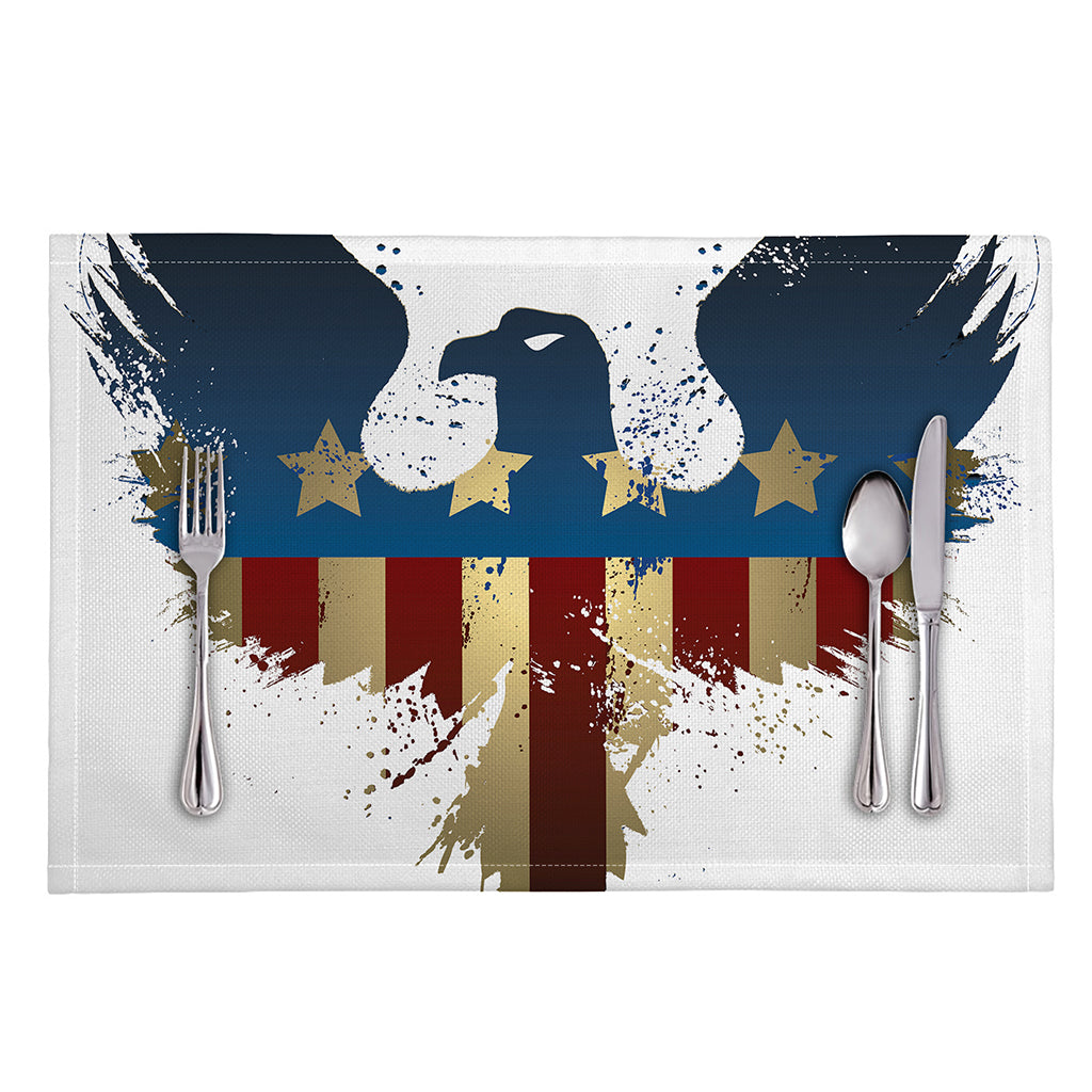 Patriotic American Eagle Print Placemat