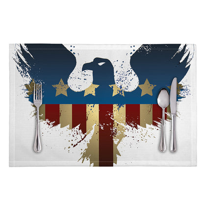 Patriotic American Eagle Print Placemat