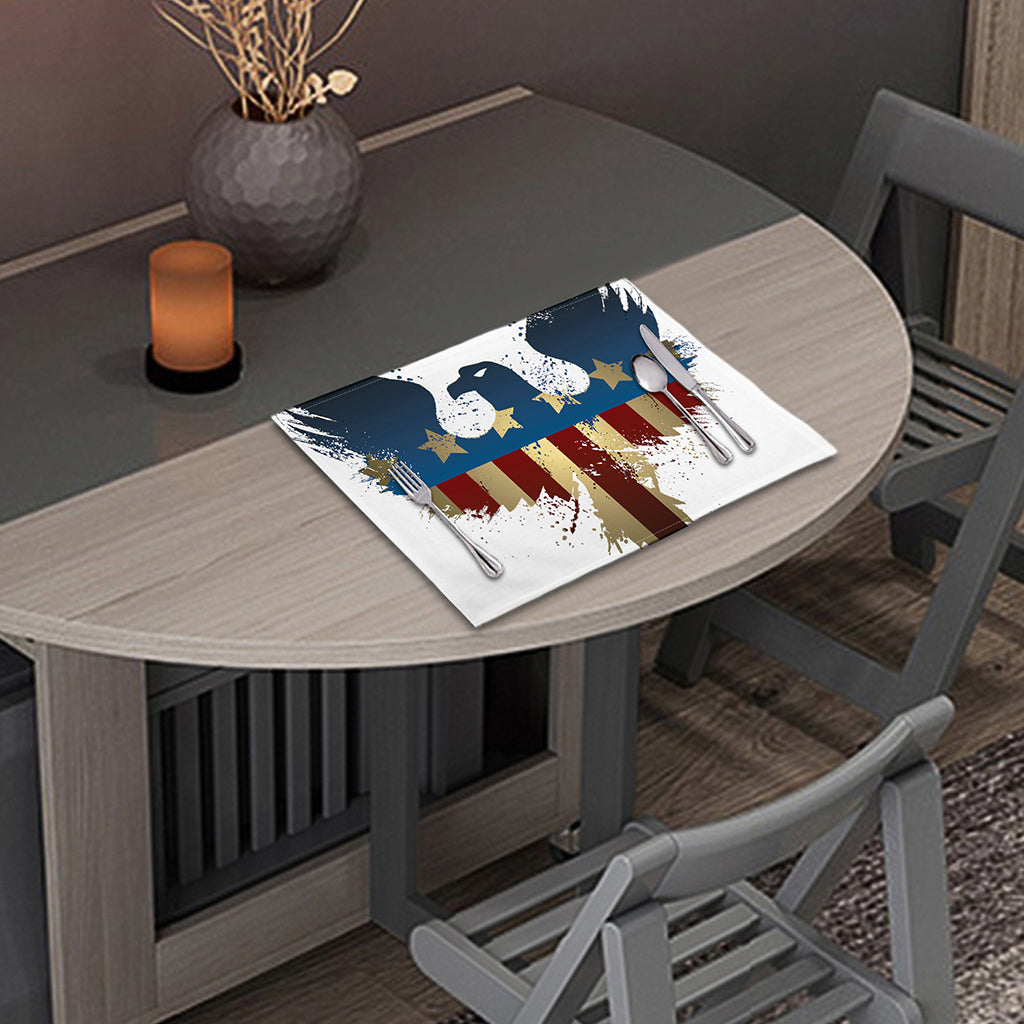 Patriotic American Eagle Print Placemat