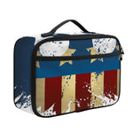 Patriotic American Eagle Print Portable Lunch Bag
