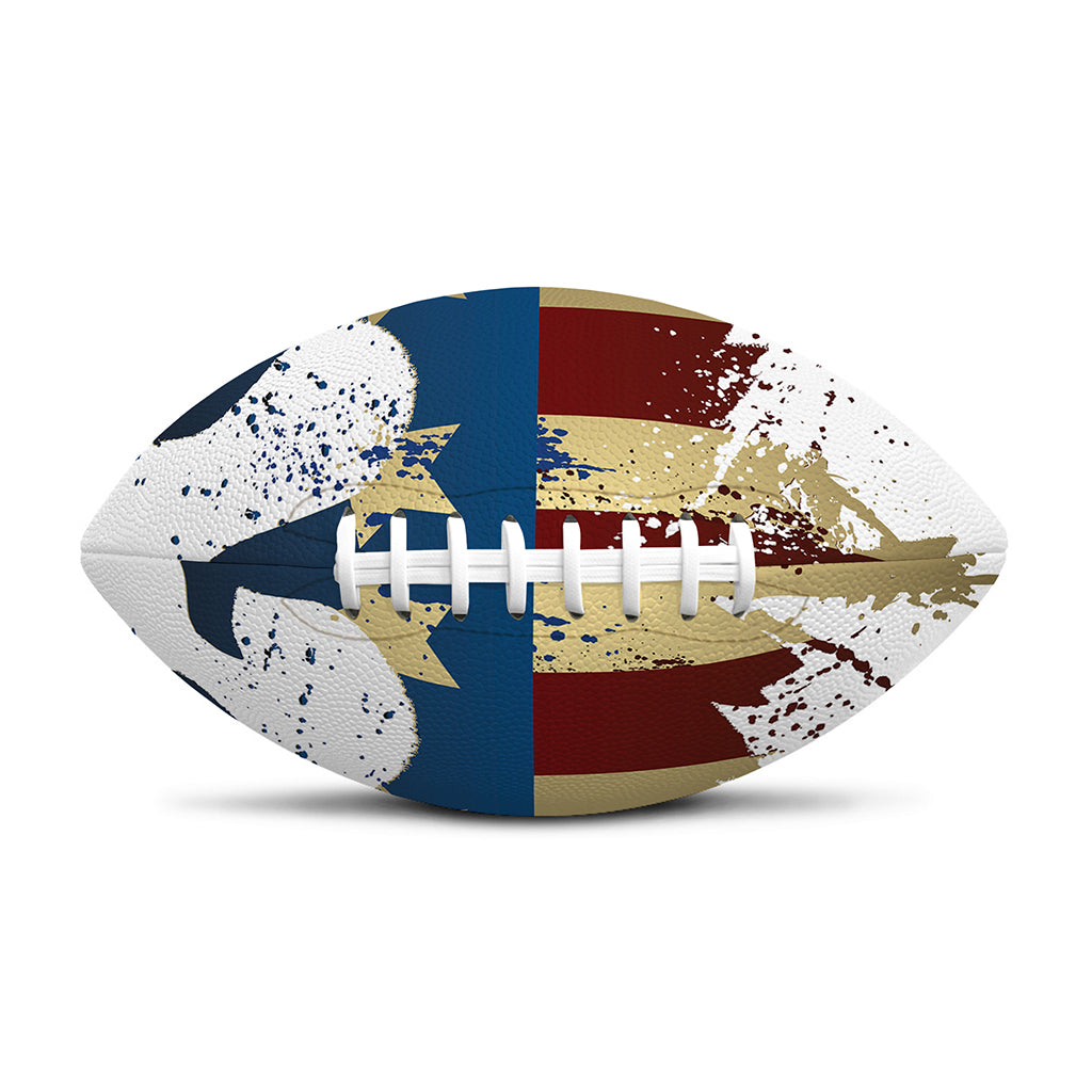 Patriotic American Eagle Print Rugby Ball