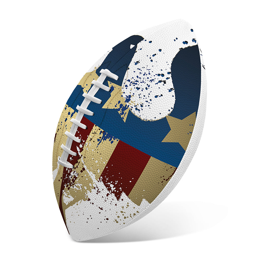 Patriotic American Eagle Print Rugby Ball