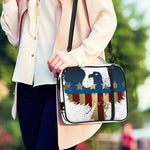 Patriotic American Eagle Print Shoulder Strap Bible Bag