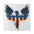 Patriotic American Eagle Print Silk Bandana