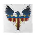 Patriotic American Eagle Print Silk Bandana