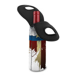 Patriotic American Eagle Print Single Neoprene Wine Tote