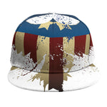 Patriotic American Eagle Print Snapback Cap