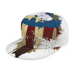 Patriotic American Eagle Print Snapback Cap
