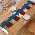 Patriotic American Eagle Print Table Runner