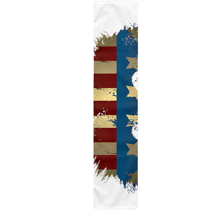 Patriotic American Eagle Print Table Runner