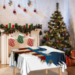 Patriotic American Eagle Print Tablecloth