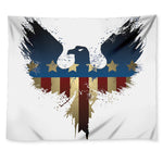 Patriotic American Eagle Print Tapestry