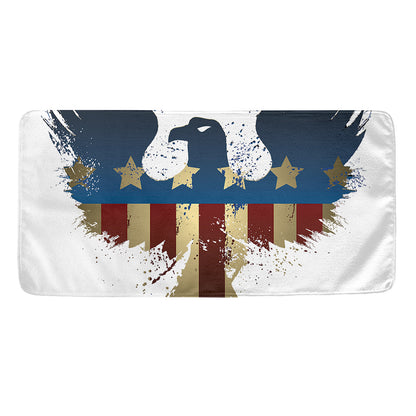 Patriotic American Eagle Print Towel