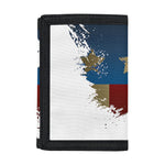 Patriotic American Eagle Print Trifold Wallet