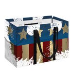 Patriotic American Eagle Print Utility Tote Bag