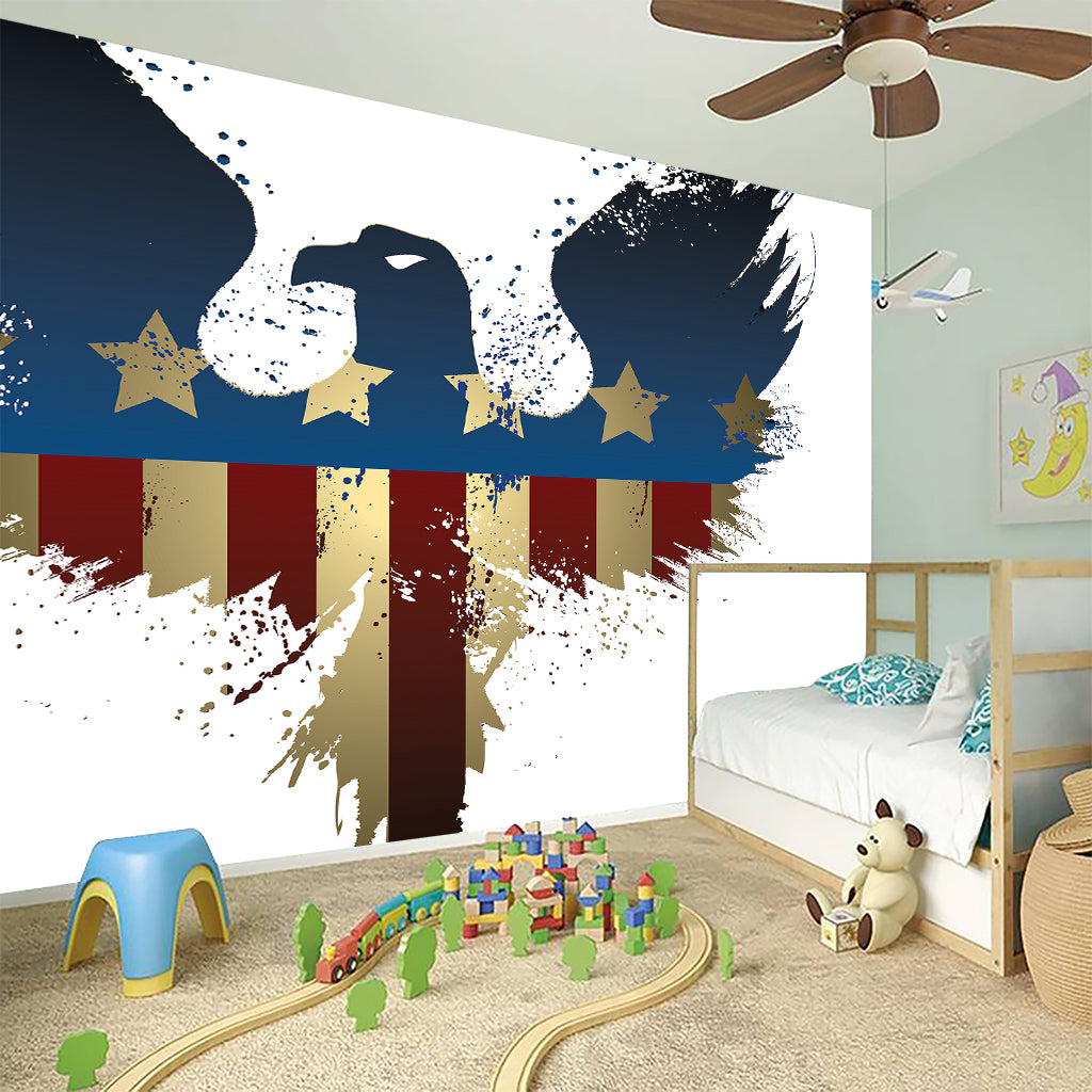 Patriotic American Eagle Print Wall Sticker