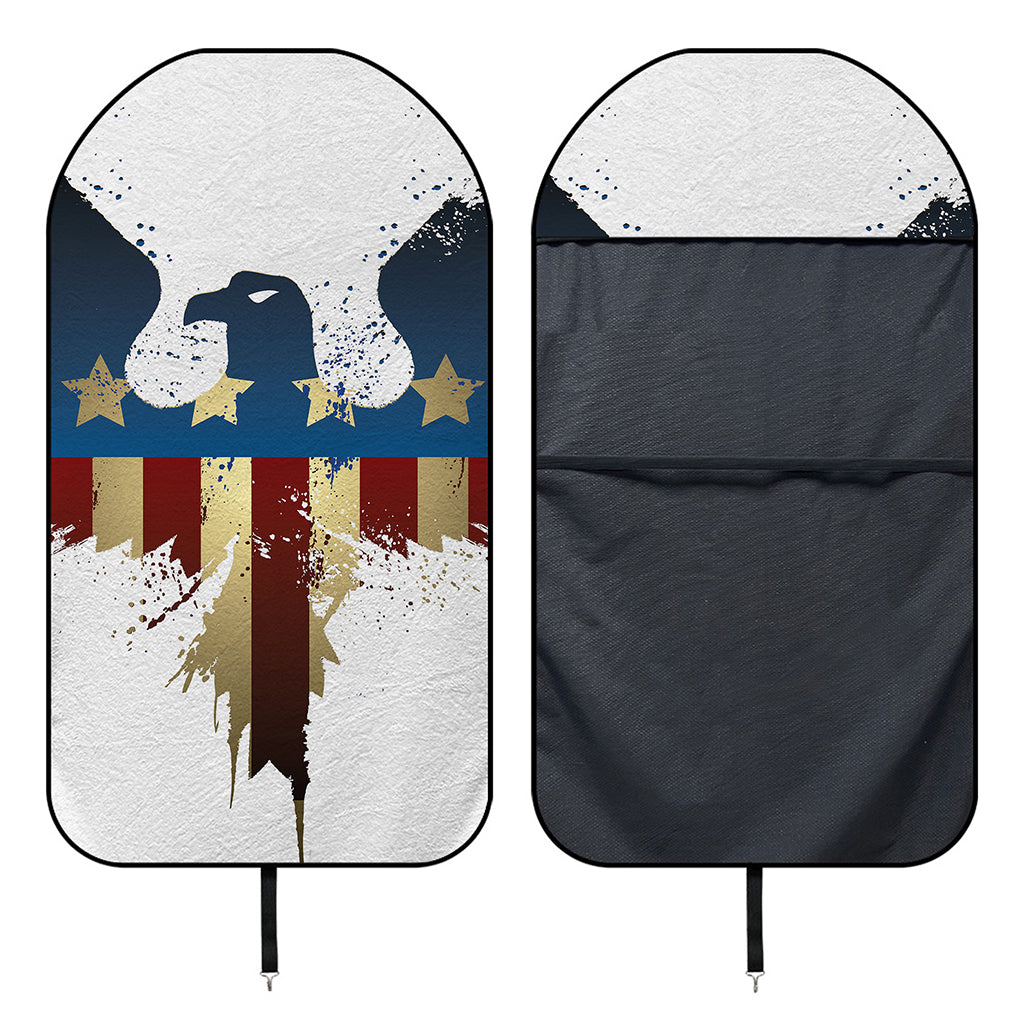 Patriotic American Eagle Print Waterproof Car Seat Cover