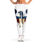 Patriotic American Eagle Print Women's Leggings