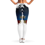 Patriotic American Eagle Print Women's Leggings