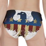 Patriotic American Eagle Print Women's Panties