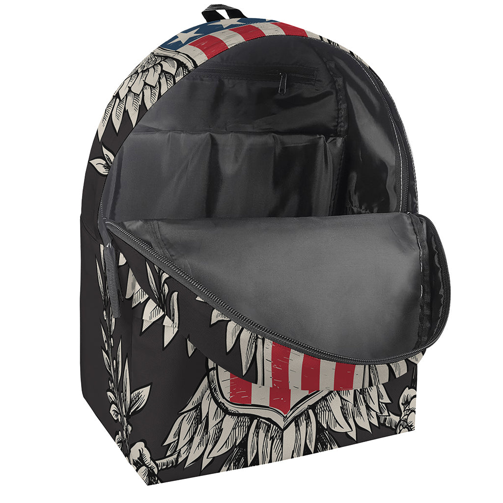 Patriotic USA Eagle Print Backpack