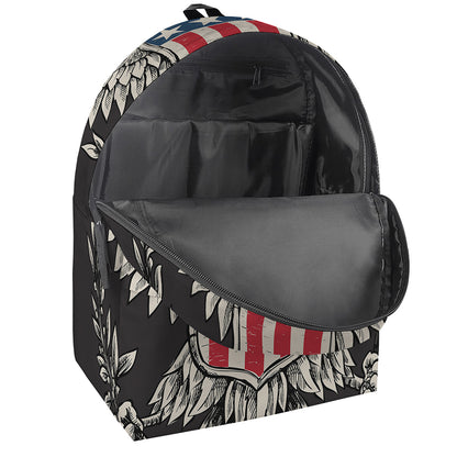 Patriotic USA Eagle Print Backpack