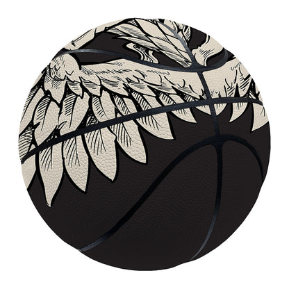 Patriotic USA Eagle Print Basketball