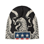 Patriotic USA Eagle Print Beanie