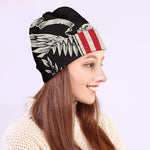 Patriotic USA Eagle Print Beanie