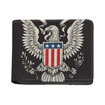 Patriotic USA Eagle Print Bifold Wallet