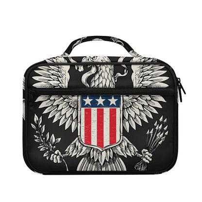 Patriotic USA Eagle Print Briefcase Bible Bag