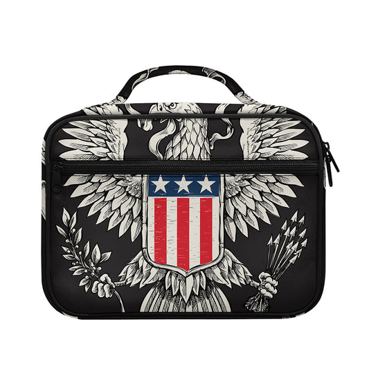 Patriotic USA Eagle Print Briefcase Bible Bag