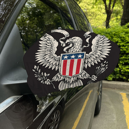 Patriotic USA Eagle Print Car Side Mirror Covers