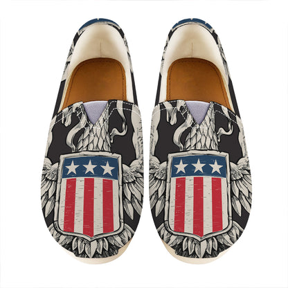 Patriotic USA Eagle Print Casual Shoes